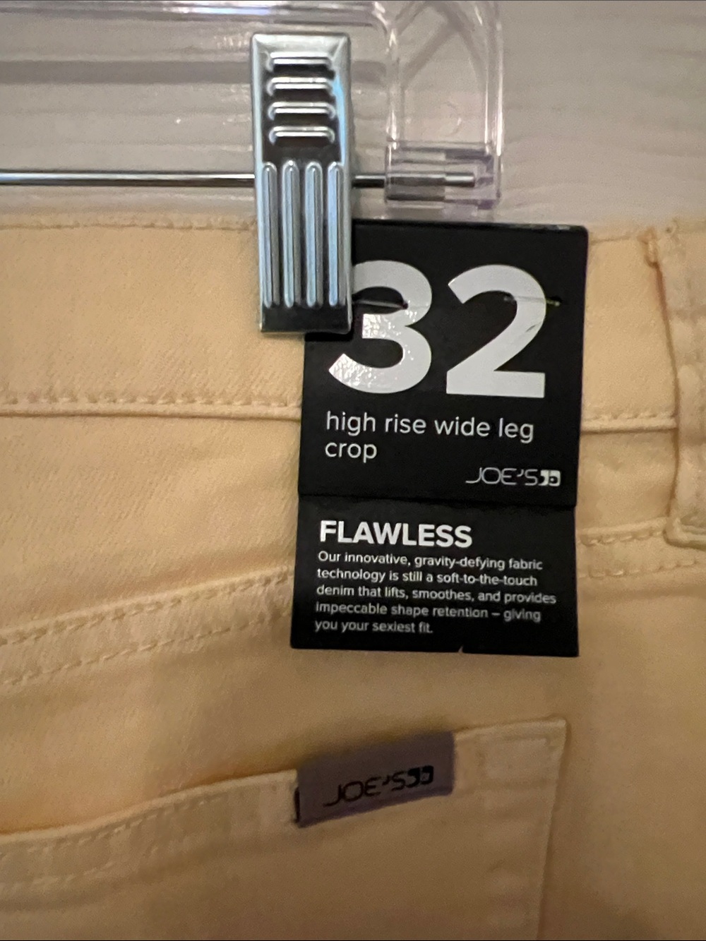 Joe's Jeans High Rise Wide-Leg Cropped Jeans - Picture 4 of 5